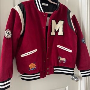 Women’s Red Varsity Jacket